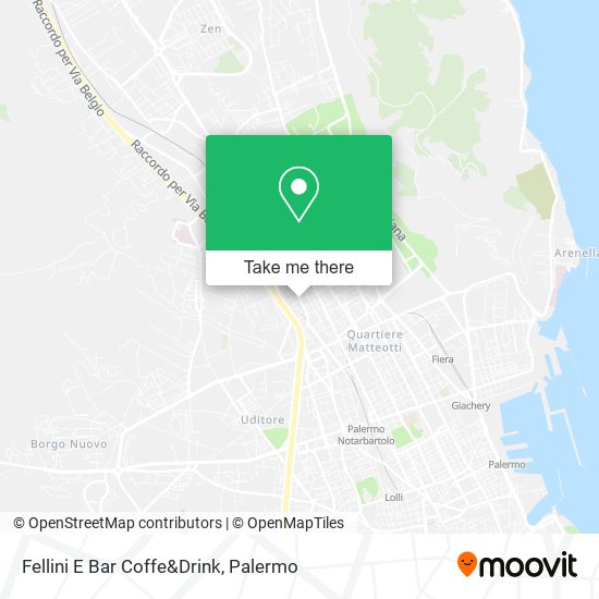 Fellini E Bar Coffe&Drink map