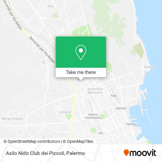 Asilo Nido Club dei Piccoli map