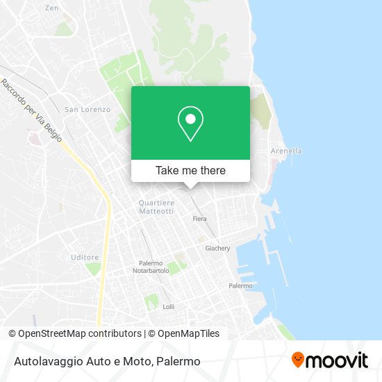 Autolavaggio Auto e Moto map