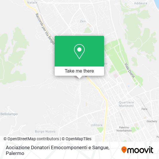 Aociazione Donatori Emocomponenti e Sangue map