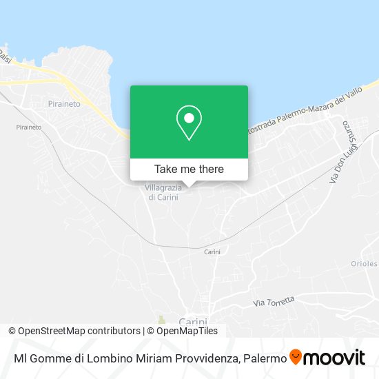 Ml Gomme di Lombino Miriam Provvidenza map