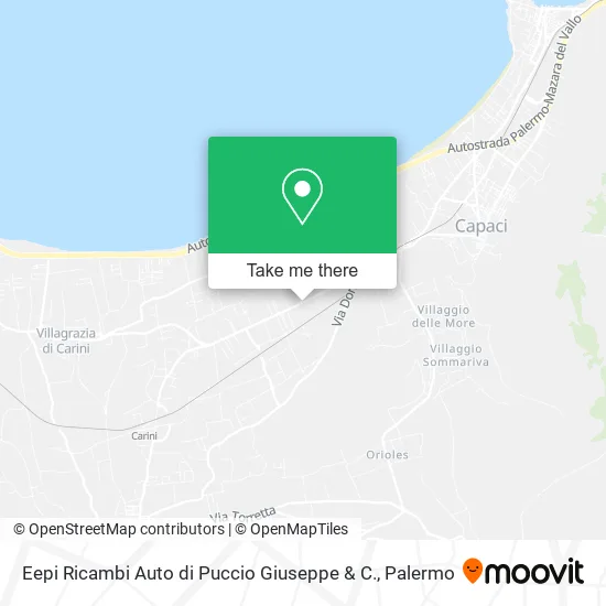 Eepi Ricambi Auto di Puccio Giuseppe & C. map