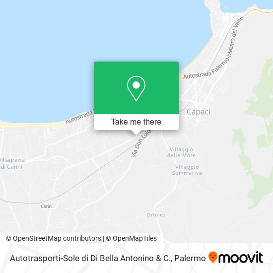 Autotrasporti-Sole di Di Bella Antonino & C. map