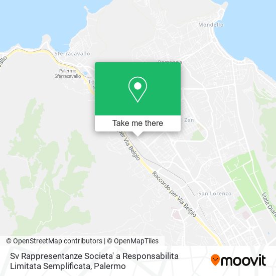 Sv Rappresentanze Societa' a Responsabilita Limitata Semplificata map