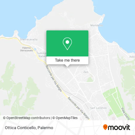 Ottica Conticello map