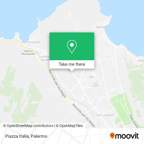 Piazza Italia map