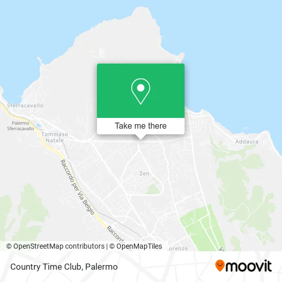 Country Time Club map