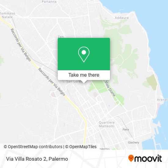 Via Villa Rosato 2 map