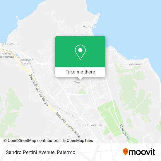 Sandro Pertini Avenue map