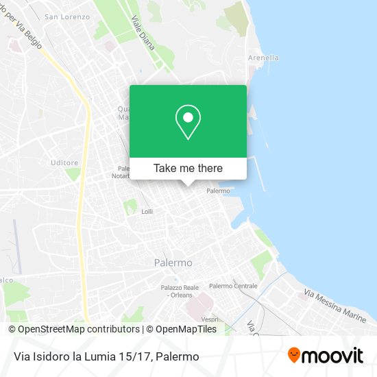 Via Isidoro la Lumia 15/17 map