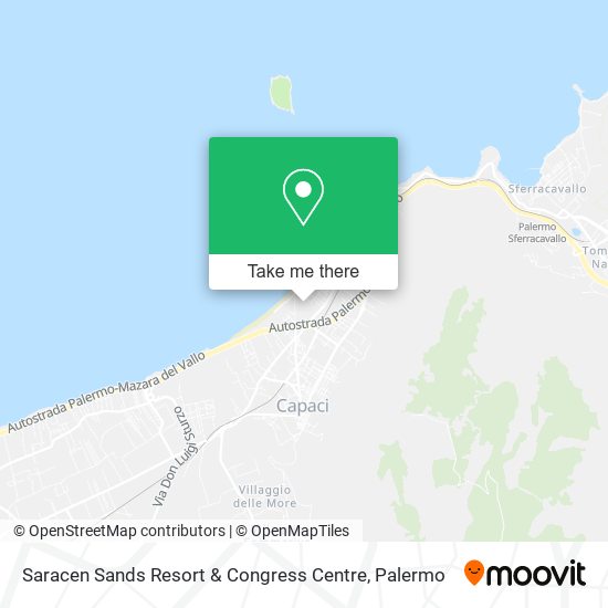 Saracen Sands Resort & Congress Centre map