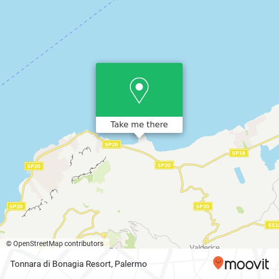 Tonnara di Bonagia Resort map