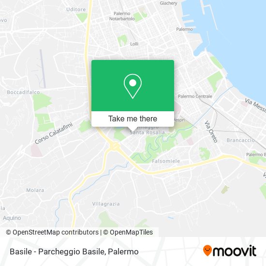 Basile - Parcheggio Basile map