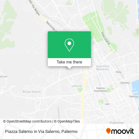 Piazza Salerno in Via Salerno map