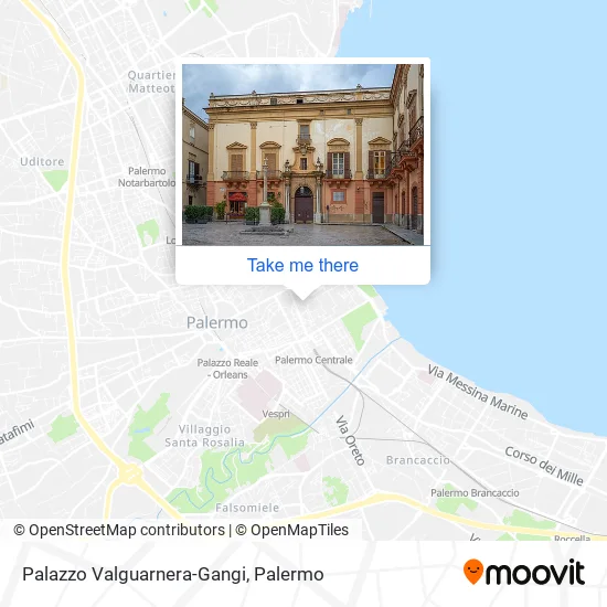 Palazzo Valguarnera-Gangi map