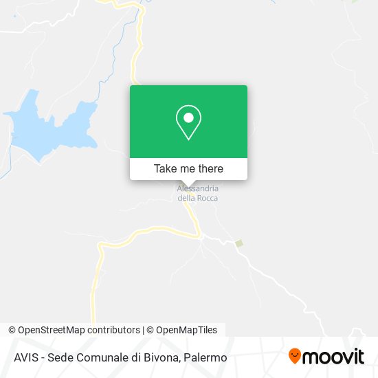 AVIS - Sede Comunale di Bivona map