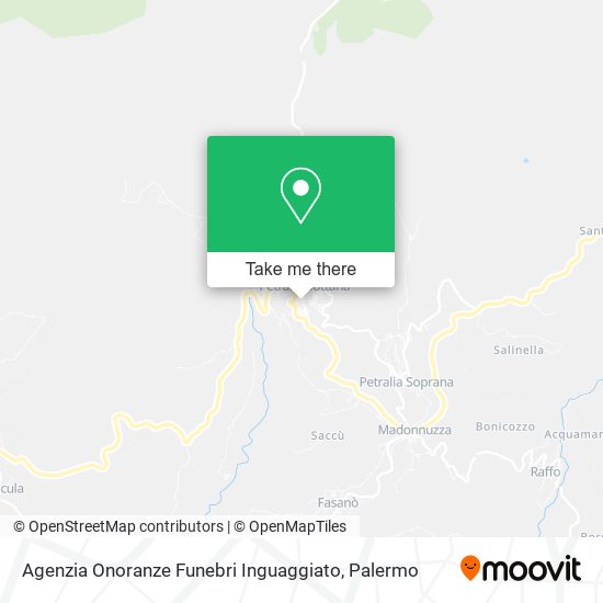 Agenzia Onoranze Funebri Inguaggiato map