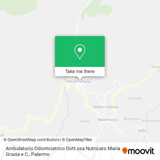 Ambulatorio Odontoiatrico Dott.ssa Nutricato Maria Grazia e C. map