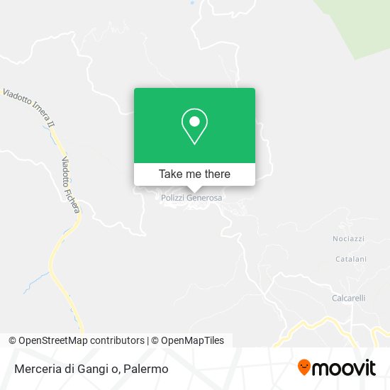 Merceria di Gangi o map