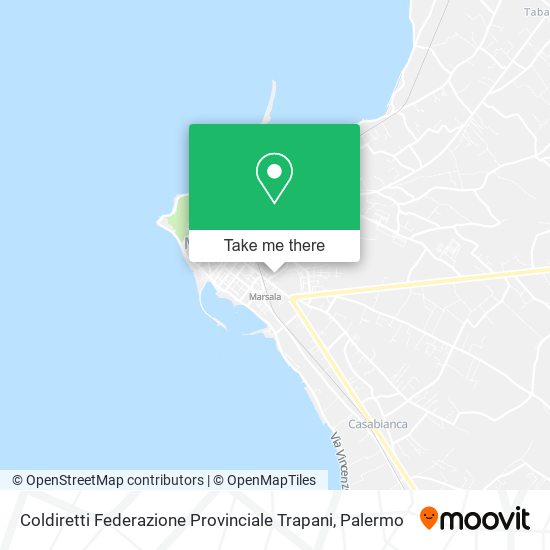 Coldiretti Federazione Provinciale Trapani map