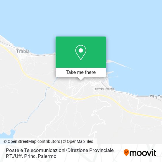 Poste e Telecomunicazioni / Direzione Provinciale P.T. / Uff. Princ map