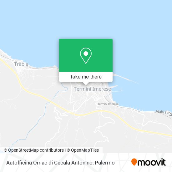 Autofficina Omac di Cecala Antonino map