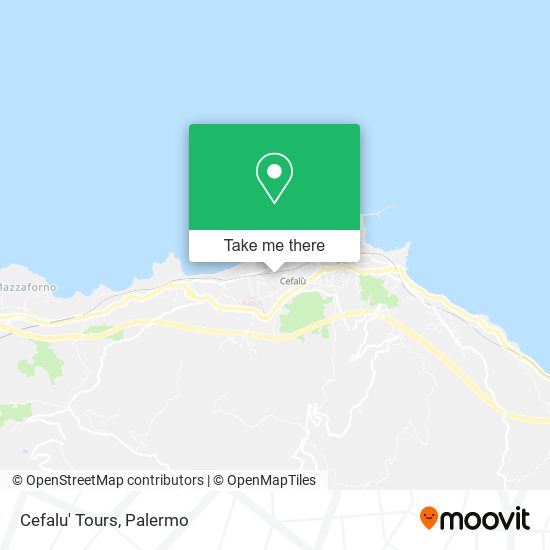 Cefalu' Tours map