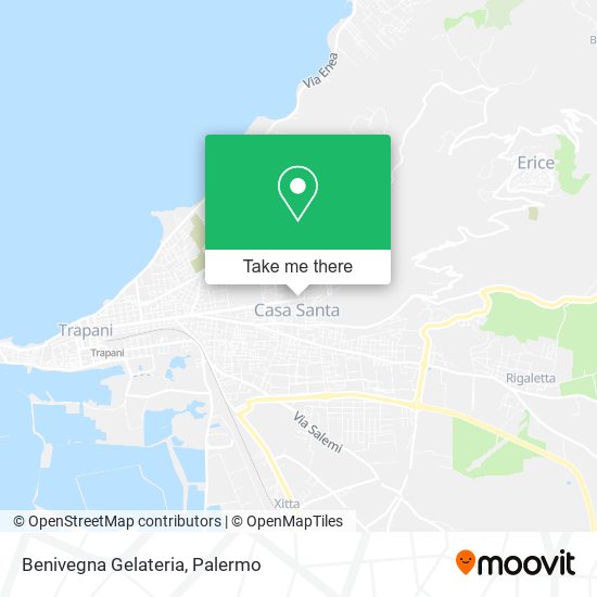 Benivegna Gelateria map