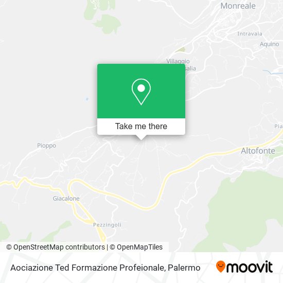 Aociazione Ted Formazione Profeionale map