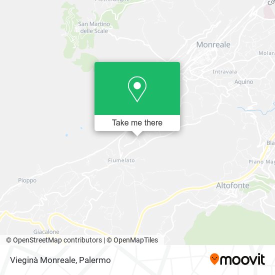 Vieginà Monreale map
