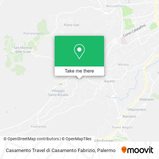 Casamento Travel di Casamento Fabrizio map