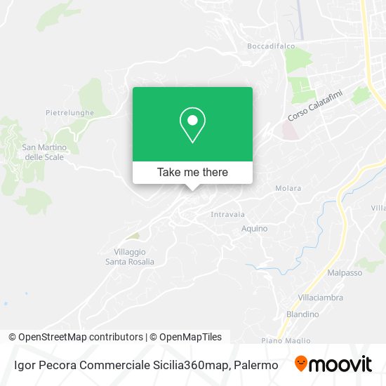 Igor Pecora Commerciale Sicilia360map map