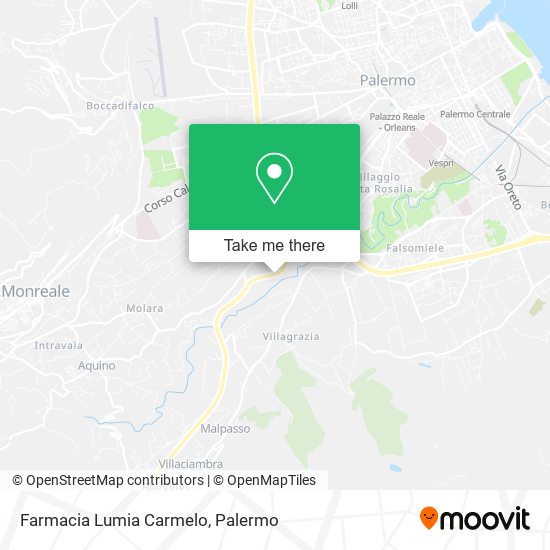 Farmacia Lumia Carmelo map