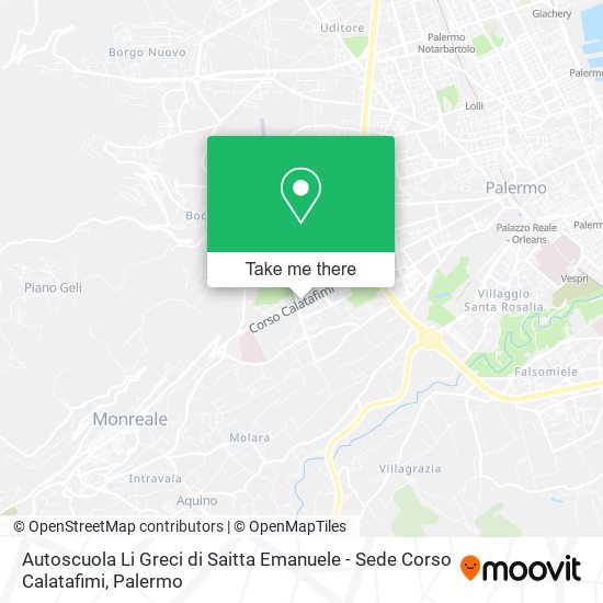 Autoscuola Li Greci di Saitta Emanuele - Sede Corso Calatafimi map