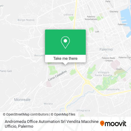 Andromeda Office Automation Srl Vendita Macchine Ufficio map