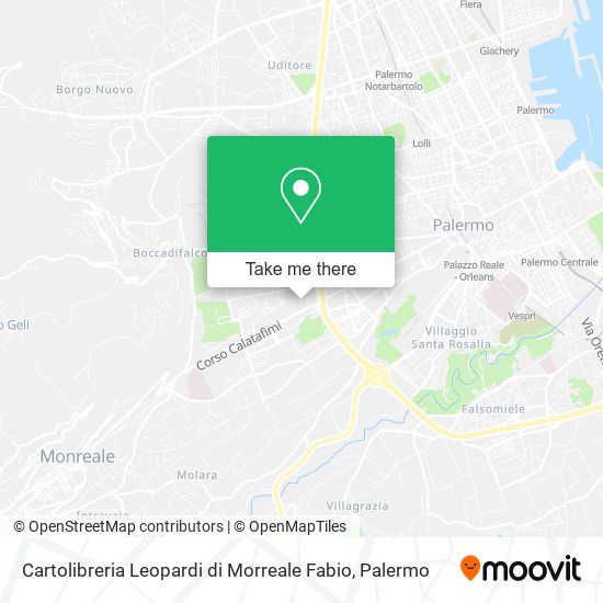 Cartolibreria Leopardi di Morreale Fabio map