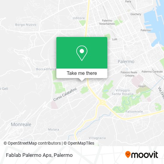 Fablab Palermo Aps map