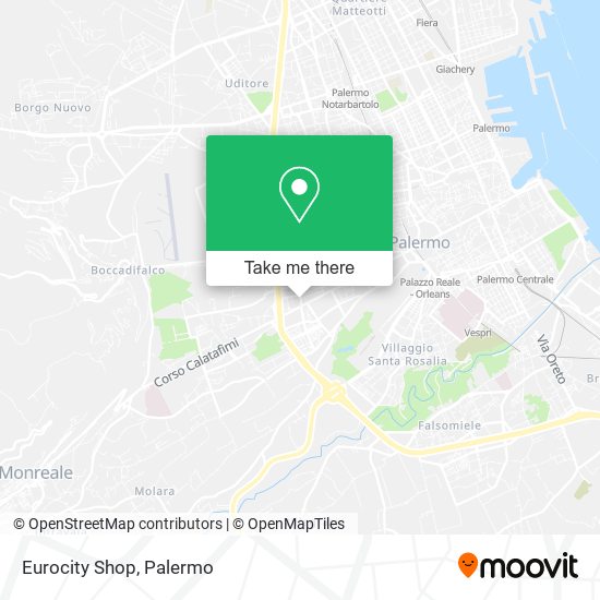 Eurocity Shop map