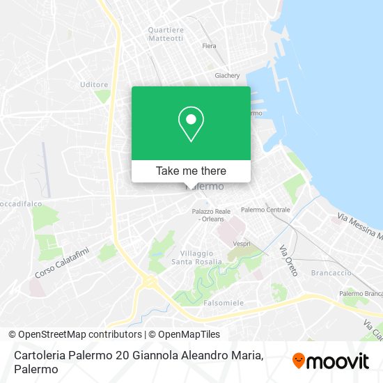 Cartoleria Palermo 20 Giannola Aleandro Maria map