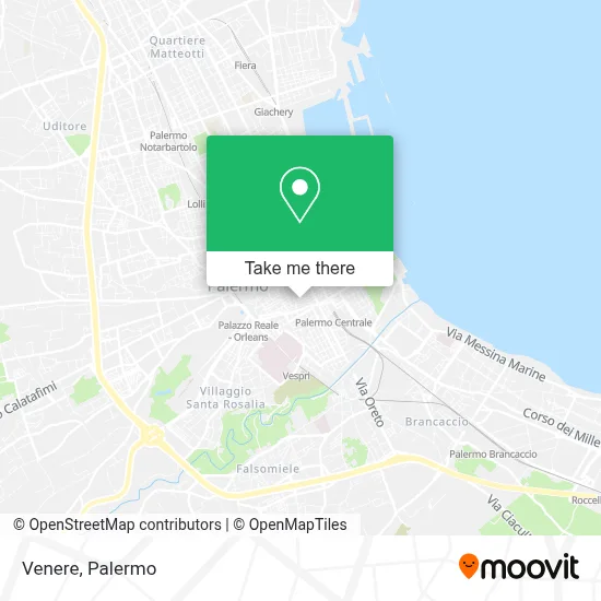Venere map