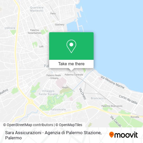 Sara Assicurazioni - Agenzia di Palermo Stazione map