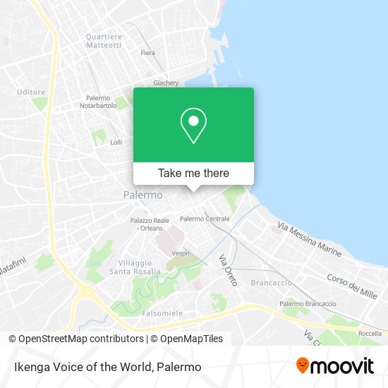 Ikenga Voice of the World map