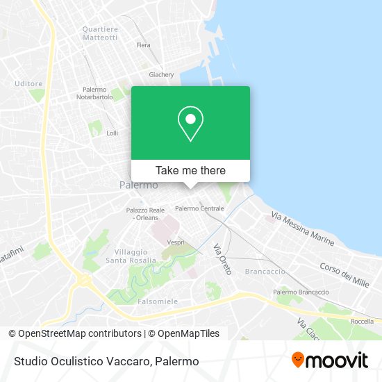 Studio Oculistico Vaccaro map