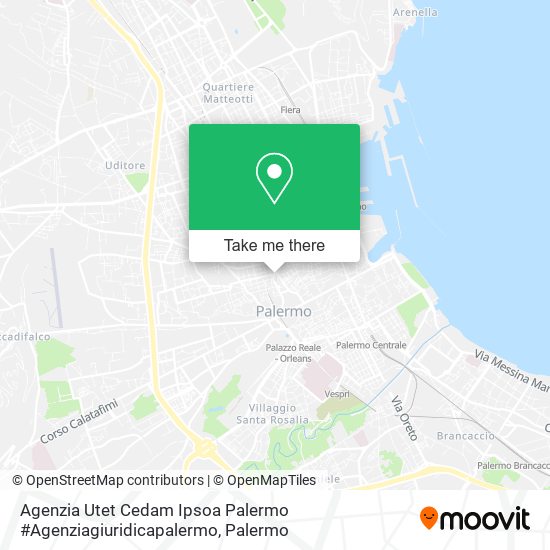 Agenzia Utet Cedam Ipsoa Palermo #Agenziagiuridicapalermo map