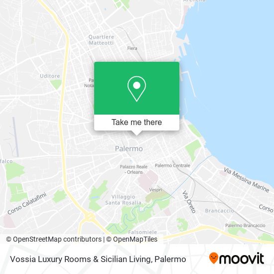 Vossia Luxury Rooms & Sicilian Living map