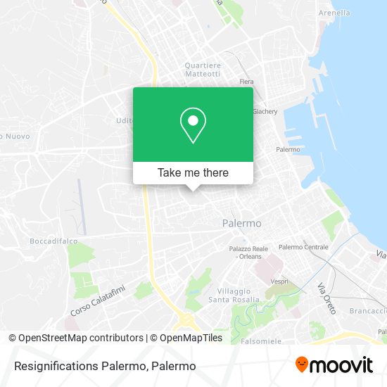 Resignifications Palermo map