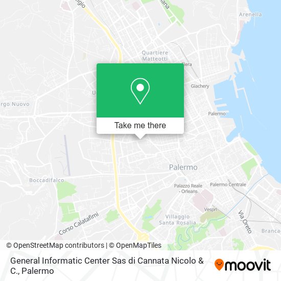 General Informatic Center Sas di Cannata Nicolo & C. map