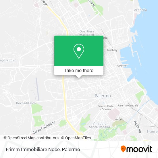 Frimm Immobiliare Noce map