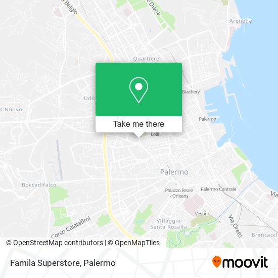 Famila Superstore map