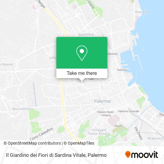 Il Giardino dei Fiori di Sardina Vitale map